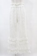 Candy Stripper / LACY PANTS  ホワイト H-25-07-22-1018-PU-PA-KB-ZH
