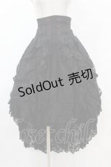 Ozz oneste / チャイナレースフィッシュテールスカート  黒×赤 H-25-07-22-1026-OO-SK-KB-ZH