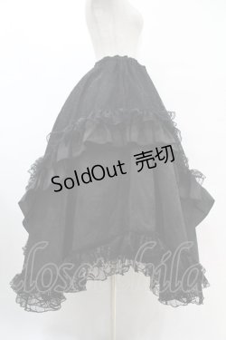 画像3: Qutie Frash / 蜘蛛メッシュロングスカート  ブラック H-25-07-22-1027-QU-SK-KB-ZH