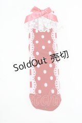 Angelic Pretty / Sweet Dotクルー丈ソックス  レッド H-25-07-22-061-AP-ZA-NS-ZH