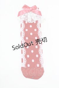 Angelic Pretty / Sweet Dotクルー丈ソックス  レッド H-25-07-22-061-AP-ZA-NS-ZH
