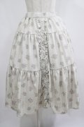 m petit by misako / NINA'Sコラボスカート LL アイボリー/アイボリー　リバーシブル H-25-07-22-007-LO-SK-NS-ZH