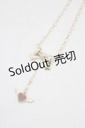 m petit by misako / リボンハートネックレス  ゴールド H-25-07-22-071-LO-AC-NS-ZH
