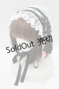 Angelic Pretty / Sweet Dotリボンヘッドドレス  ブラック H-25-07-22-075-AP-AC-NS-ZH