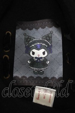 画像4: m petit by misako / サンリオキャラクターズコラボ クロミ リボンベレー  ブラック H-25-07-22-078-LO-AC-NS-ZH