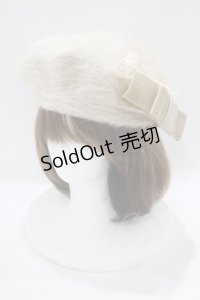 axes femme / レースリボンファーベレー  アイボリー H-25-07-22-080-AX-AC-NS-ZH