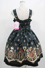 画像3: Angelic Pretty / リリカルバニーCollegeジャンパースカート Free グリーン H-25-07-22-001-AP-OP-NS-ZH (3)