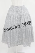 m petit by misako / NINA’Sコラボ トワルドジュイリバーシブルスカート LL グレー/ブラック　リバーシブル H-25-07-22-009-LO-SK-NS-ZH