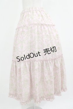 画像2: m petit by misako / NINA'S RVパニエスカート LL ピンク/アイボリー　リバーシブル H-25-07-22-010-LO-SK-NS-ZH