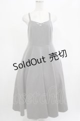 an another angelus / フロントクロスラインワークキャミワンピース Free グレー H-25-07-22-002-CA-OP-NS-ZH