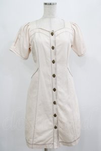 Fi.n.t / パフスリーブデニムワンピース Free IVORY H-25-07-22-012-CA-OP-NS-ZH