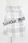 LIZ LISA / チェック台形スカート Free グレー H-25-07-22-013-LO-SK-NS-ZH