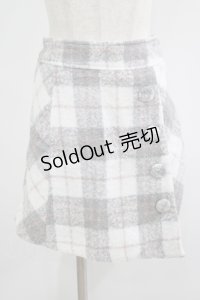 LIZ LISA / チェック台形スカート Free グレー H-25-07-22-013-LO-SK-NS-ZH