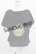 ALICE and the PIRATES / A/PクラウンプリントドルマンTシャツ Free ブラック H-25-07-22-020-PA-TS-NS-ZH