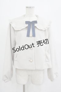 Amavel / ショートコート M アイボリー H-25-07-22-021-CA-CO-NS-ZH