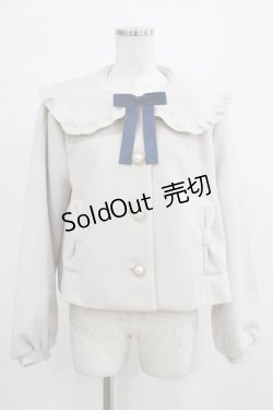 画像1: Amavel / ショートコート M アイボリー H-25-07-22-021-CA-CO-NS-ZH