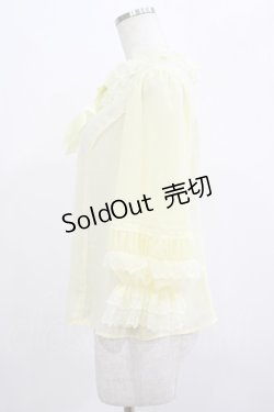 画像2: Angelic Pretty / ホイップDollブラウス Free イエロー H-25-07-22-023-AP-BL-NS-ZH