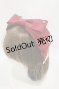 Melody BasKet / グログランリボンクリップ  レッド H-25-07-23-001-LO-AC-NS-ZH