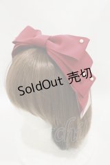 Melody BasKet / グログランリボンクリップ  レッド H-25-07-23-001-LO-AC-NS-ZH