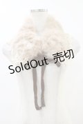 axes femme / パールファーティペット  生成り H-25-07-23-008-AX-ZA-NS-ZH