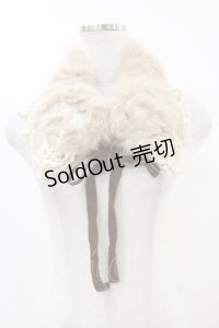 axes femme / パールファーティペット  生成り H-25-07-23-008-AX-ZA-NS-ZH