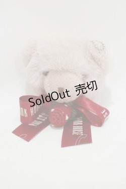 画像1: PINK HOUSE / PINK HOUSE×misako aoki strawberry choco bearコサージュキーホルダー  ピンク H-25-07-23-009-LO-ZA-NS-ZH