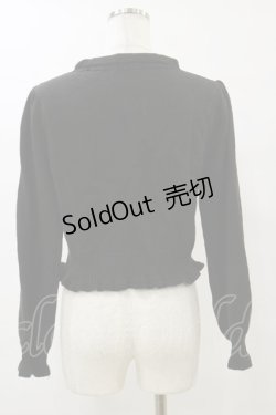 画像2: axes femme kawaii / ロイヤルベアーズニットカーディガン M ブラック H-25-07-23-052-AX-TO-NS-ZH