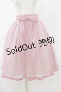 F&A / グログランリボン使いチュールスカート Free PINK H-25-07-23-062-LO-SK-NS-ZH