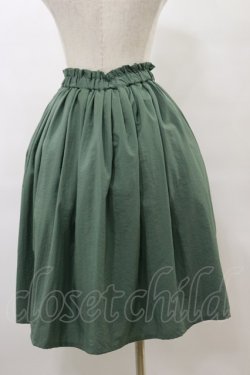 画像2: F&A / スパンブロードボリュームスカート Free GREEN H-25-07-23-065-LO-SK-NS-ZH