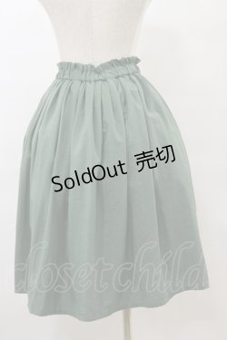 画像2: F&A / スパンブロードボリュームスカート Free GREEN H-25-07-23-065-LO-SK-NS-ZH