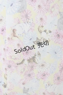 画像3: axes femme POETIQUE / フラワーキャットボウタイワンピース M イエロー H-25-07-23-072-AX-OP-NS-ZH
