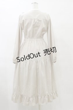 画像2: axes femme POETIQUE / ブロッキングベリー刺繍ワンピース M ベージュ H-25-07-23-075-AX-OP-NS-ZH