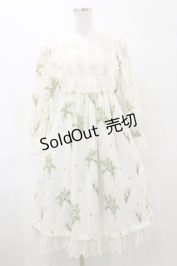 画像1: Melody BasKet / 谷間の姫百合ヨークワンピース M オフ H-25-07-23-076-LO-OP-NS-ZH
