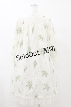画像2: Melody BasKet / 谷間の姫百合ヨークワンピース M オフ H-25-07-23-076-LO-OP-NS-ZH