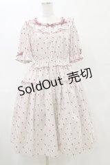 Melody BasKet / Melody BasKet×青木美沙子　Little dot heartワンピース M オフ/レッド H-25-07-23-077-LO-OP-NS-ZH