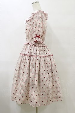 画像3: Melody BasKet / Melody BasKet×青木美沙子　Little dot heartワンピース M オフ/レッド H-25-07-23-077-LO-OP-NS-ZH