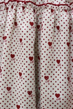 画像4: Melody BasKet / Melody BasKet×青木美沙子　Little dot heartワンピース M オフ/レッド H-25-07-23-077-LO-OP-NS-ZH