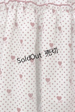 画像4: Melody BasKet / Melody BasKet×青木美沙子　Little dot heartワンピース M オフ/レッド H-25-07-23-077-LO-OP-NS-ZH