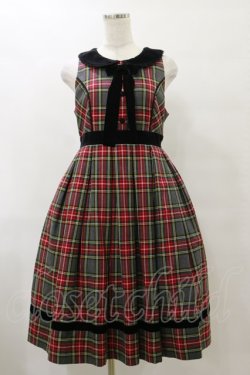 画像1: Angelic Pretty / Britishタータンジャンパースカート Free グレー H-25-07-23-079-AP-OP-NS-ZH