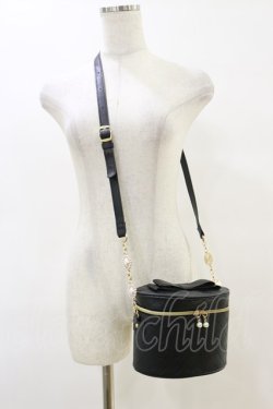 画像1: Amavel / Dreamy Ribbon Wrapping バニティバッグ  ブラック H-25-07-23-015-CA-BG-NS-ZH