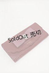 m petit by misako / サンリオキャラクターズコラボ ハローキティ TT*AMスカラップフラップウォレット  レッド H-25-07-23-016-LO-ZA-NS-ZH