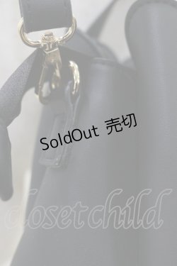 画像2: LIZ LISA / リボンハンドルバッグ  ブラック H-25-07-23-018-LO-BG-NS-ZH