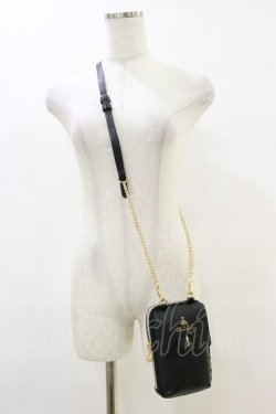 画像1: m petit by misako / NINA′Sスマホショルダーバッグ  ブラック H-25-07-23-022-LO-BG-NS-ZH