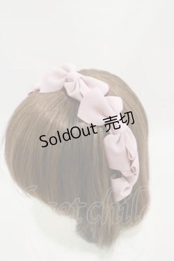 画像1: Melody BasKet / リボンいっぱいカチューシャ  ピンク H-25-07-23-004-LO-AC-NS-ZH