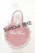 PINK HOUSE / PINK HOUSE × misako aoki ハートバッグ  レッド H-25-07-23-029-LO-BG-NS-ZH