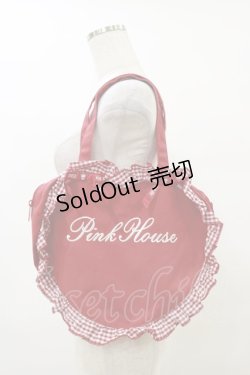 画像1: PINK HOUSE / PINK HOUSE × misako aoki ハートバッグ  レッド H-25-07-23-029-LO-BG-NS-ZH