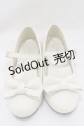 axes femme kawaii / ローヒールリボンパンプス L オフ H-25-07-23-033-AX-SH-NS-ZH