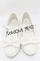 axes femme kawaii / ローヒールリボンパンプス L オフ H-25-07-23-033-AX-SH-NS-ZH