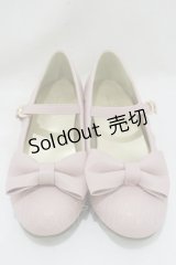 axes femme kawaii / ローヒールリボンパンプス  L(24.5cm) ピンク H-25-07-23-034-AX-SH-NS-ZH