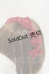 Melody BasKet / リボンいっぱいカチューシャ  レッド H-25-07-23-007-LO-AC-NS-ZH